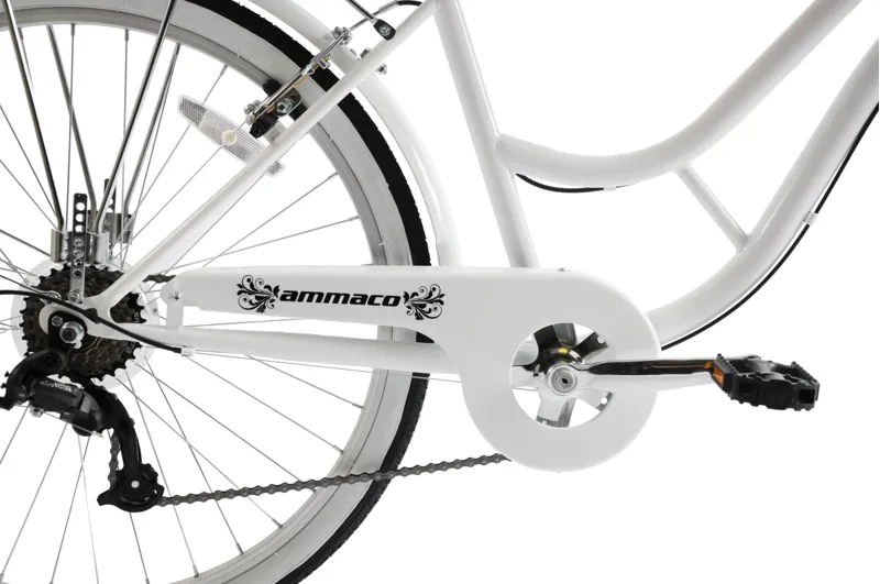 Ammaco Broadway Lifestyle Bike White-1